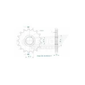 Yamaha 1000 FZ-1 - Kit de Arrastre ESJOT